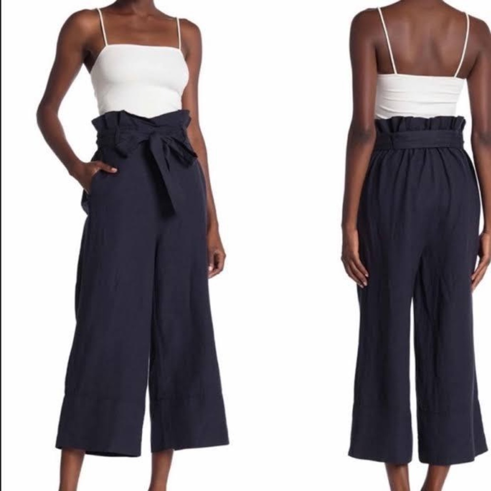 Blank NYC cropped linen pants